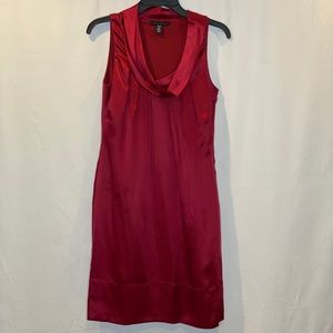 Kenneth Cole Red Silk Mini Dress